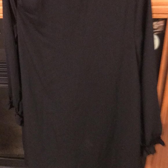 Black silky feeling dress for any occasion. - Picture 2 of 3